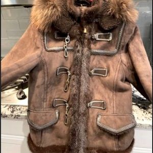 Gorgeous Coach Suede and Shearling women’s jacket.